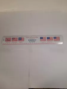 Vtg. Rohring's Store Fairplane Plaza Metal Ruler Advertising Benton Harbor, MI - Imagen 1 de 4