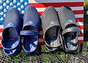 ECHTE Marke Clog Riemen Krankenschwester, Garten & wasserdichte Schuhe Größe 11 oder 42 EU SO BEQUEM - Bild 1 von 2