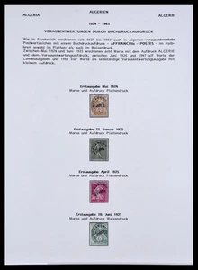 Lot 34076 Stamp collection Algeria precancels 1924-1963. - Picture 1 of 10