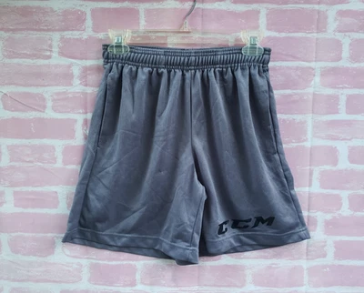 🔥 CCM хоккей сетки серый Athletic тренировки шорты мужской маленький S - Изображение 1 из 4