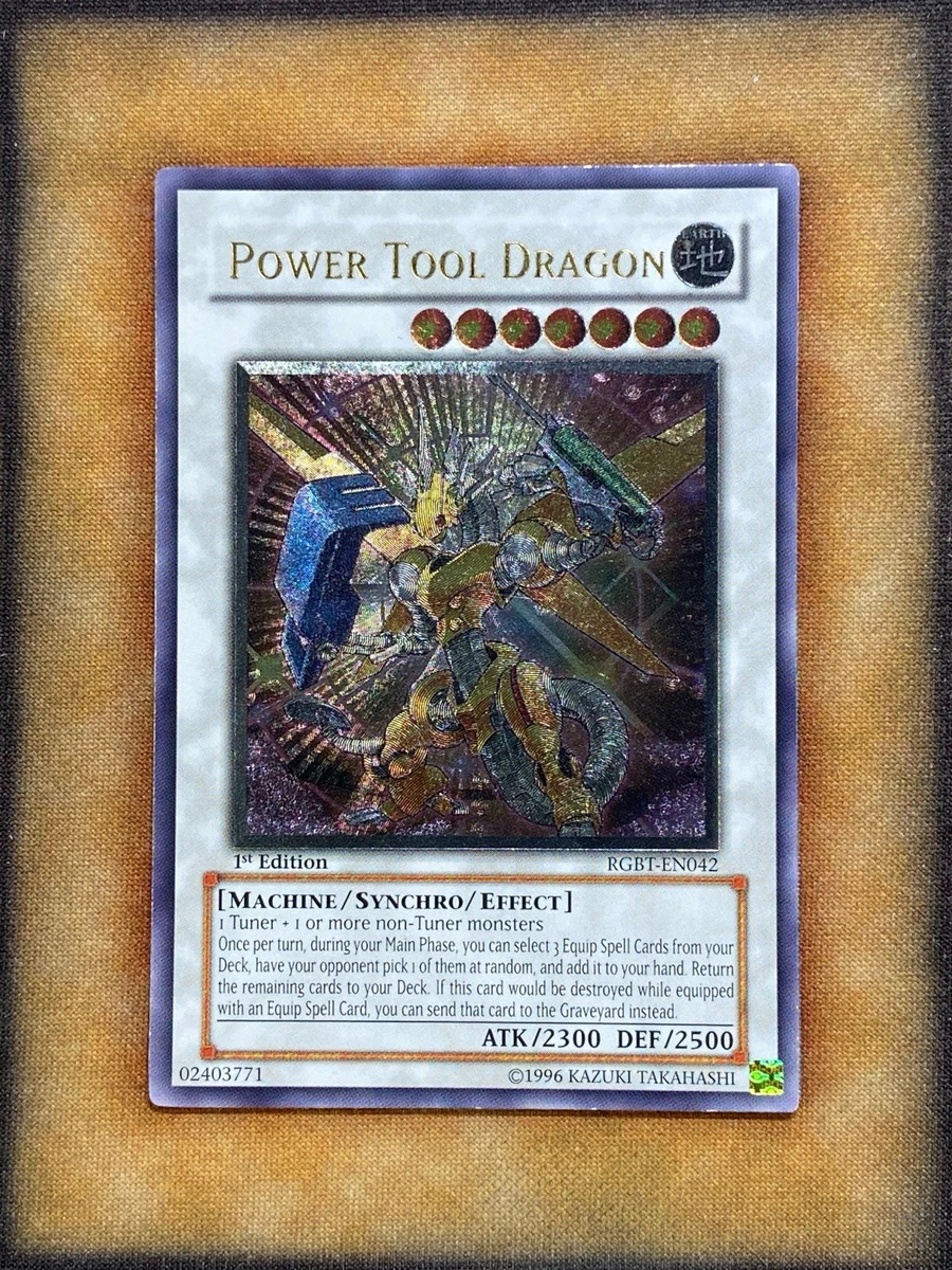 Power Tool Dragon Yu-Gi-Oh! TCG Individual Trading Card Games for
