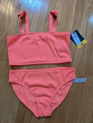 GAP Niñas XXL 14-16 Nuevo Coral Rosa UPF 50+ Recorte Tankini Natación Dos Piezas Nuevo con Etiquetas Foto 1 de 4