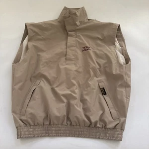 Gilet Vintage Texas A&M AGGIES Zero Restriction Uomo XL Golf Capispalla GORETEX - Foto 1 di 10