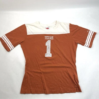 Camiseta deportiva Nike Team Vintage Texas Longhorns naranja L 12-14 Foto 1 de 4