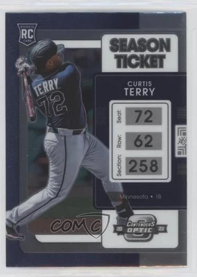 2022 Panini Chronicles Contenders Optic Curtis Terry #13 Rookie RC - Image 1 of 2