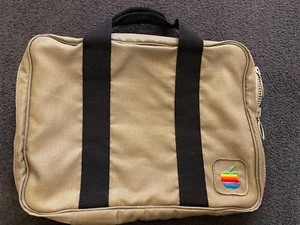 Vintage Apple Macintosh Beige Canvas Computer Case Tasche RAR - Bild 1 von 7