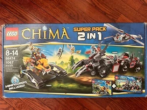 NEW LEGO Legends of Chima Super Pack 2 in 1 (70005 & 70009) 66474 , SEALED! - Picture 1 of 8