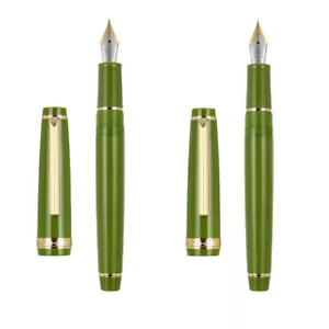 2PCS Jinhao 82 Acrylic Fountain Pen with Converter, EF F M Nib Writing Pen - Picture 1 of 19
