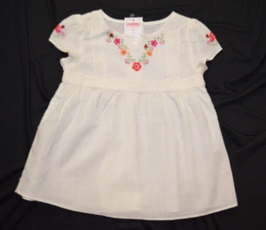 Gymboree FIESTA DEL SOL Bohemian Style Top w/ Embroidered Flowers NWT 4T - Picture 1 of 5