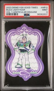 DISGUISE PSA 9 MINT BUZZ LIGHTYEAR 2023 DISNEY 100 GOOD TIMES HR12 GRADED *TPHLC - Picture 1 of 2
