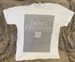 Depaul University 2018 T-Shirt White * 1000’s of Name Listings Sz Large *NEW - Picture 1 of 11