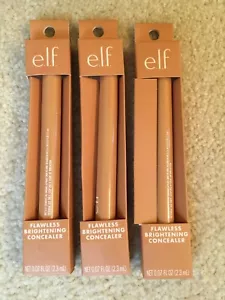 NEW (3-Pack) e.l.f. Flawless Brightening Concealer # 41W (Tan) 0.07 fl. oz. ea. - Picture 1 of 4