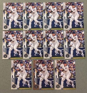 2020 Topps Series 2 Tyrone Taylor RC Lot (11) Gold Parallel /2020 Rookie #539 - Picture 1 of 3