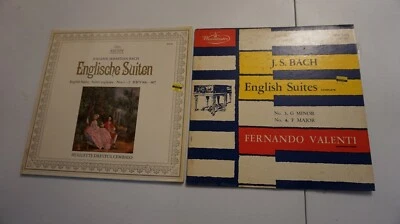 Lot 2 Bach / Valenti ENGLISH SUITES No. 3, 4 (WL 5255) 1953 + Cembalo No 1,2  - Image 1 of 4