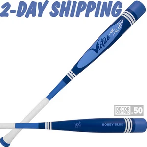 Bate de béisbol 2025 Victus VIBE Bobby Witt Jr 34"/31 oz azul crayón profesional BBCOR - Imagen 1 de 1