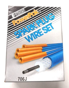 E-TRON 706J SPARK PLUG WIRE SET, Fits 1985-1995 GM 2.8L, 3.1L V6 - Foto 1 di 2