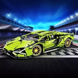 Lamborgini Bausteine Hypercar Rennwagen Modell Montagefahrzeug - Bild 1 von 4