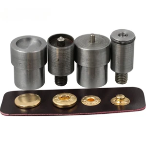 Metal Prong Snap Buttons Dies Tool for Hand Press Fasteners Installation 655 831 - Picture 1 of 25