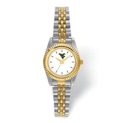 Reloj LogoArt West Virginia University Pro bicolor para dama Foto 1 de 3