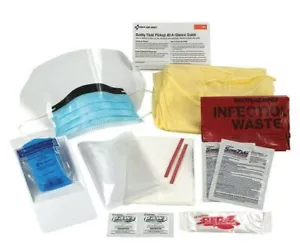 NUR ERSTE HILFE 214-P Biohazard Auslaufset, Pappschale, weiß - Bild 1 von 1