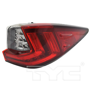 LED Tail Light Rear Lamp for 16-19 Lexus RX350 (Canada Built) Right Passenger