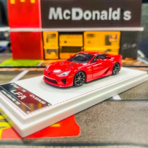 LEXUS LFA RED HOOD OPENS 1/64 DIECAST CAR MODEL BY MODEL 1 FOCAL HORIZON FH - Picture 1 of 9