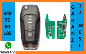 Chiave Completa Chip Telecomando FORD ECOSPORT FOCUS KA S-MAX RENGER ID49 433Mhz - Foto 1 di 1