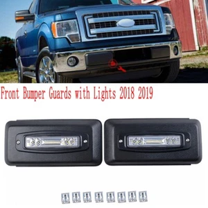 Pair Front Bumper Guards with Lights Left and Right for Ford F150 2018 2019 - Picture 1 of 18