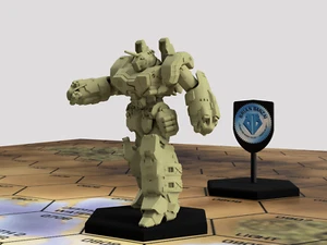 Crusader CRD-6X | Brian Banzai Exclusive BattleMech | Battletech Miniature - Picture 1 of 1