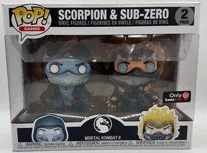 Funko Pop! Vinyl: Mortal Kombat - 2 Pack- Scorpion & Sub-zero - GameStop Excl. - Picture 1 of 7