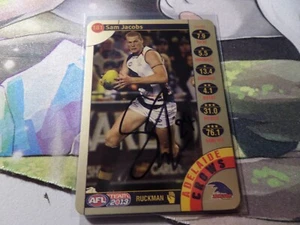 2013 Teamcoach (181) Sam JACOBS Adelaide GOLD HAND SIGNED - Picture 1 of 1