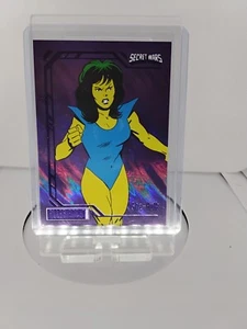 2024 Allegiance Marvel Secret Wars 1984 SHE-HULK Purple Foil /99 #31 - Picture 1 of 2