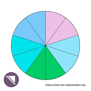 Colour Filter Gel Pak M - 10 Sheets 5 Colours - Sheet size approx. 600 x 500mm - Bild 1 von 1