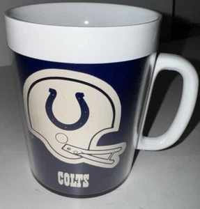 Vintage Baltimore Colts Thermo-Serv 4" Kaffeetasse Becher 10 Unzen NFL Eigenschaften 1976 - Bild 1 von 4
