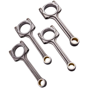 4pcs Steel Connecting Rods & Bolts for Honda GK5 L15B for Jazz Conrod 5.610" - Picture 1 of 9