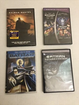 4 Batman DVDs, Batman Forever(Starring Val Kilmer)/Batman &Robin - Image 1 of 4