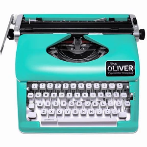 The Oliver Timeless Manual Typewriter Vintage Mint Portable Black/Red Ribbon - Picture 1 of 8