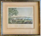RARE Antique Engraving 1811 View of Sydney and the Mounth of Parramatta 