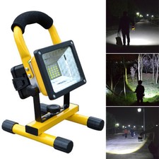 30W LED Fluter USB Aufladbar Akku Strahler Handlampe Arbeitsleuchte Baustrahler