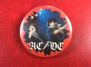 Very Rare Vintage Pin Button Badge AC/DC Music Rock. Metal - Picture 1 of 2