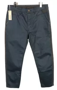 DIESEL Veblo 0819G Jeans Herren W32 Waxed Look Button Fly Tapered Ankle Faded - Bild 1 von 7