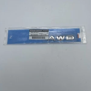 Genuine OEM 2011-2014 Nissan Rear Deck Lid Emblem AWD 90896-1AA0E - Bild 1 von 3