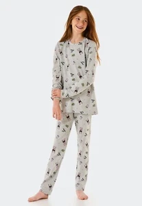 SCHIESSER Girls Pajamas XS S M L 140 152 164 176 95% Organic CO Pajamas - Picture 1 of 5