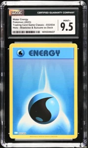 Pokemon Tcg CGC 9.5 Water Energy #33 Pokemon TCG Classic: Blastoise Deck - Picture 1 of 2