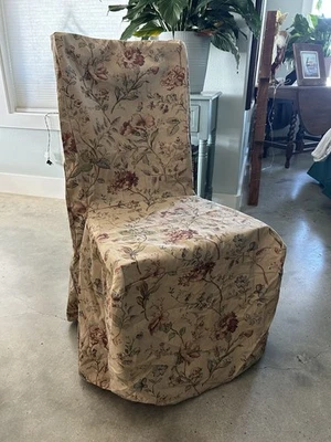 Funda para silla floral Pottery Barn Megan Sierra 100 % algodón en muy buen estado Foto 1 de 4