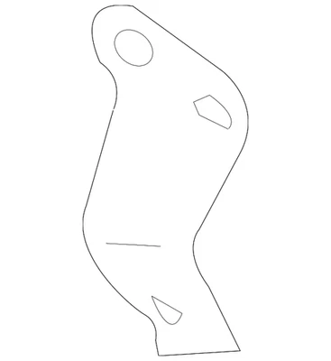 Genuine Subaru Exhaust System Hanger Bracket 44021AA120 - Image 1 of 3