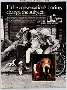 Vivitar Kamera Objektive Filter Blitzanlagen Promo Vintage 1981 Werbung - Bild 1 von 5