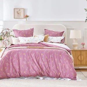 Larissa Floral Reversible Quilt Cover Set - Picture 1 of 7