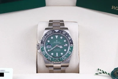 Rolex GMT-Master II Sprite oro blanco verde/caja izquierda/papeles/tarjeta 126729VTNR Foto 1 de 4