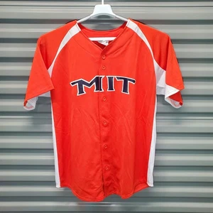 MIT Engineers University NCAA Baseball Jersey Mens XL #99 ORANGE PRE-OWNED  - Picture 1 of 9